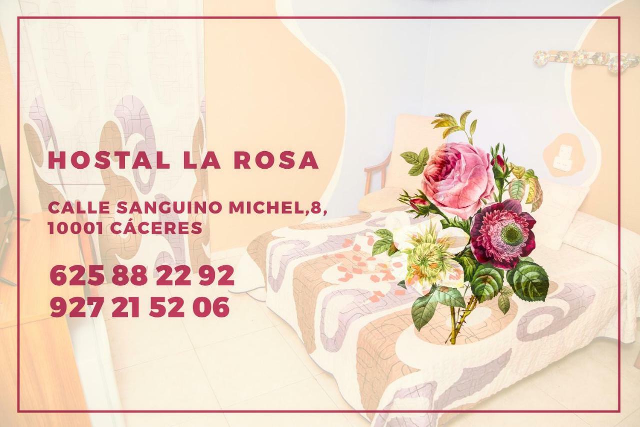 Hostal La Rosa Касерес Экстерьер фото